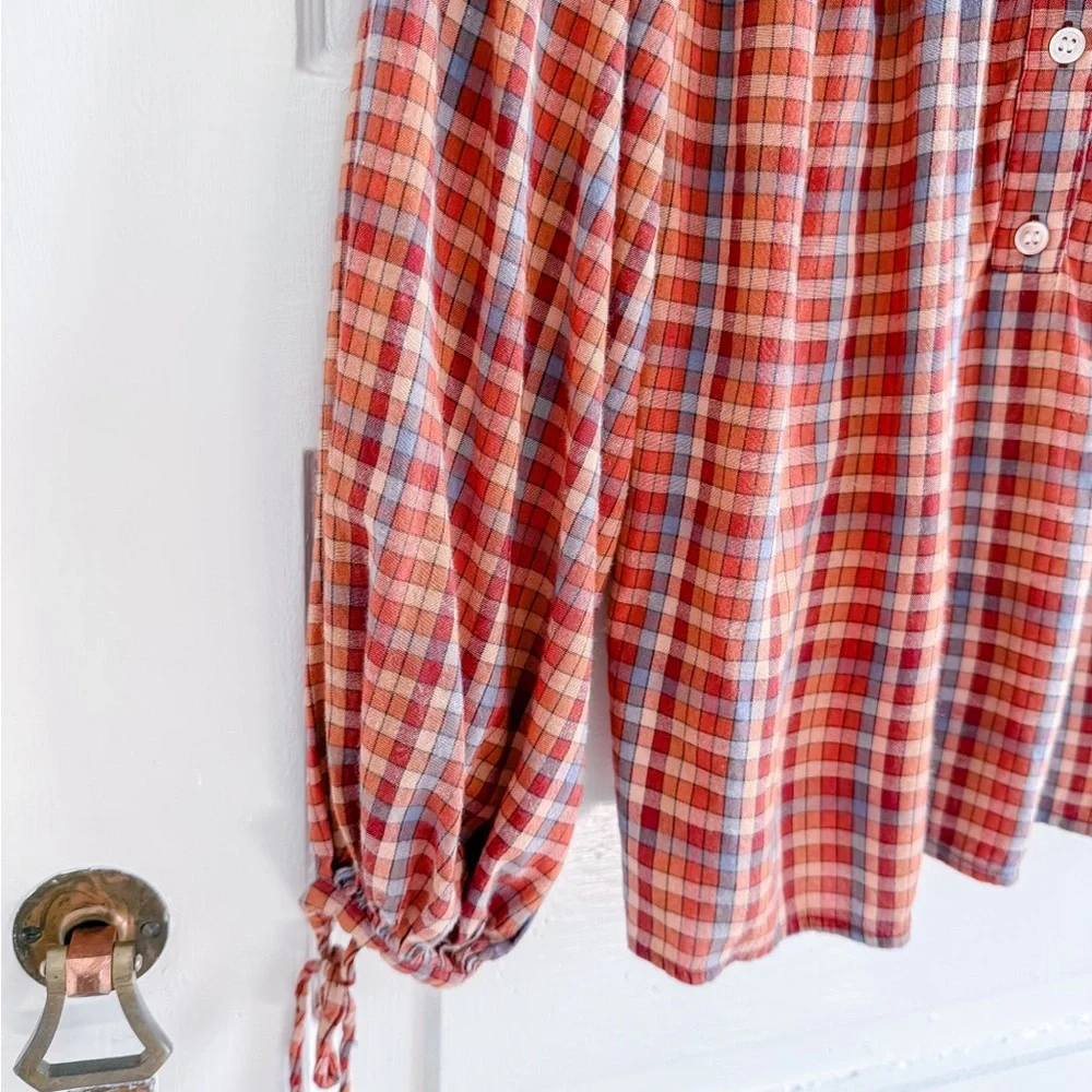 Doen Billie plaid top - Picture 4 of 11